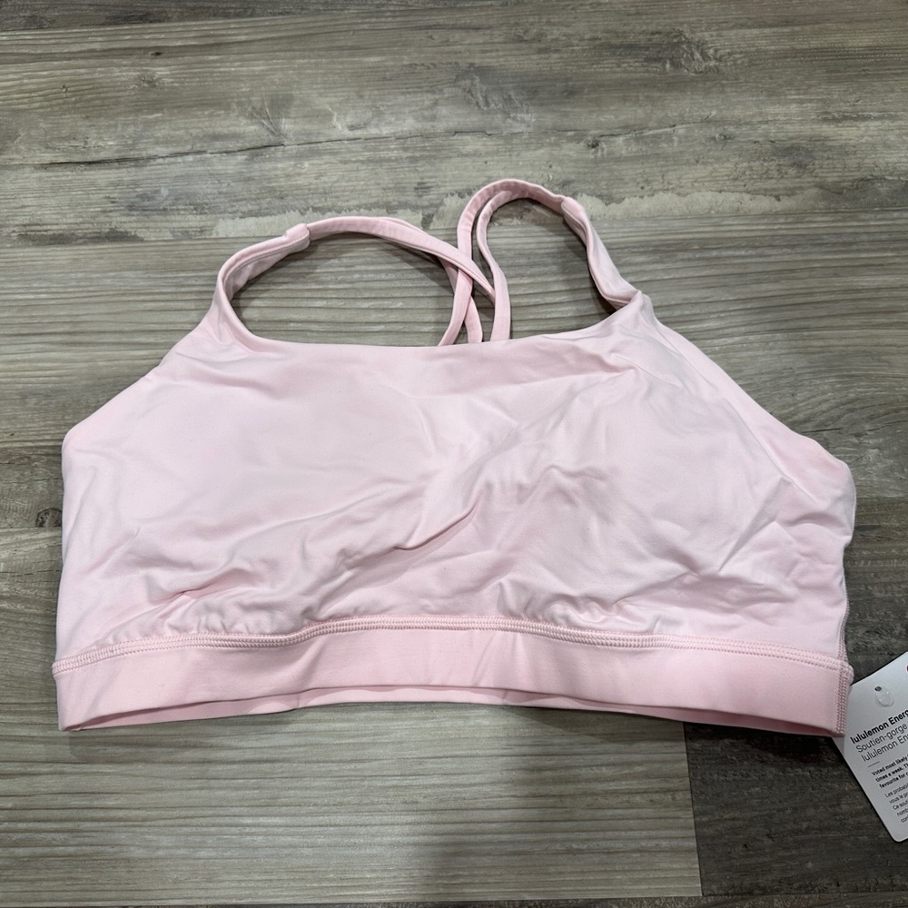 lululemon athletica Light Pink Strappy Sports Bra